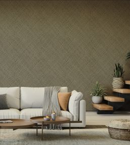 Spighe Wallpaper by Jannelli&Volpi Walnut
