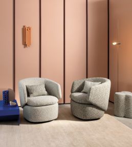 Spiral Fabric by Kirkby Design Sienna
