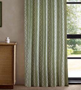 Split Pea Print Fabric by Scion Pine