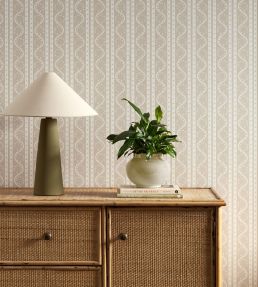 Split Pea Wallpaper by Scion Linen
