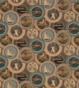 Sporting Life Fabric by Mulberry Home Antique