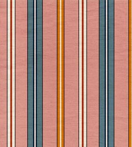 Sporty Stripes Indoor/Outdoor Fabric by Ottoline Pink