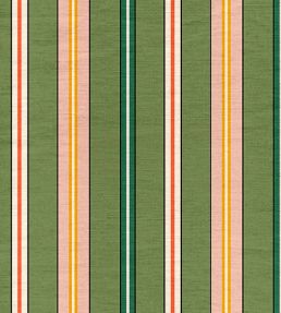 Sporty Stripes Fabric by Ottoline Green