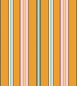 Sporty Stripes Wallpaper by Ottoline Saffron