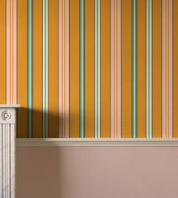 Sporty Stripes Wallpaper by Ottoline Saffron