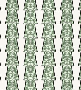 Spot and Arrow Wallpaper by Ottoline Green
