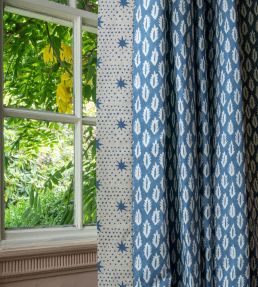 Spot & Star Fabric by Molly Mahon Indigo