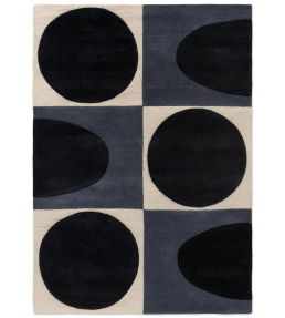 Orla Kiely Spot Square rug Blue/Navy 157908120180-US Blue/Navy
