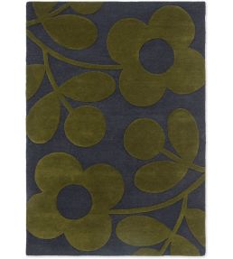 Orla Kiely Sprig Stem rug Marine 63908120180-US Marine