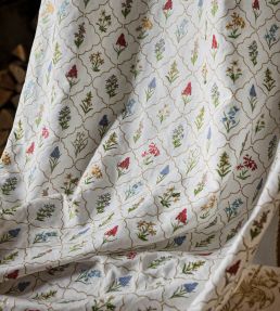 Spring Meadows Embroidery Fabric by Sanderson Chintz