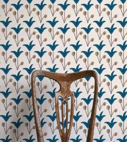 Spring Rhythm Wallpaper by Ottoline Blue