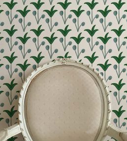 Spring Rhythm Wallpaper by Ottoline Green