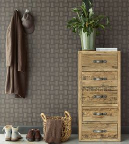 Squares Wallpaper by Eijffinger Beige/Sand