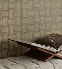 Squares Wallpaper by Eijffinger Green