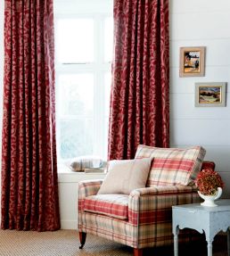 Squirrel & Dove Wool Fabric by Sanderson Linen