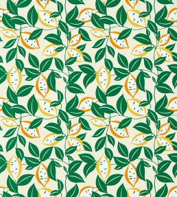 St Clements Wallpaper by Scion Lemon / Tangerine