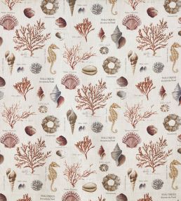 St Helier Fabric by Prestigious Textiles Coral