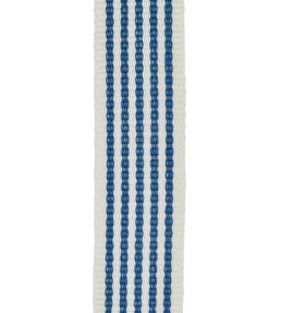 St Ives Stripe Braid Trimming by Ian Mankin Cobalt