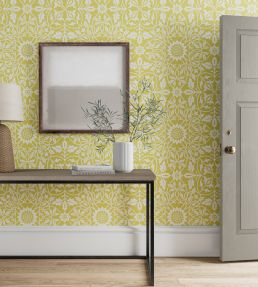 St James Ceiling Wallpaper by Morris & Co Sunflower