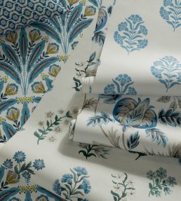 Standen Wallpaper by Clarke & Clarke Denim