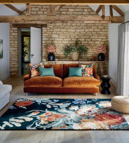 Sanderson Stapleton Park rug Burnt Orange 45318-140200 Burnt Orange