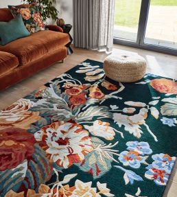 Sanderson Stapleton Park rug Burnt Orange 45318-140200 Burnt Orange