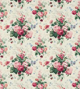 Stapleton Park Fabric by Sanderson Cream/Pink