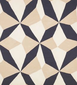 Stars Recycled Fabric by Kirkby Design Monochrome