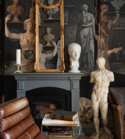 Statuary Chamber Wallpaper by MINDTHEGAP Black