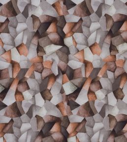 Statue Fabric by Prestigious Textiles Rust