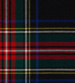 Stewart Black Mod Fabric by The Isle Mill Black