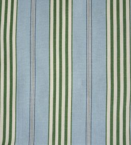 Steyning Fabric by Titley and Marr Emerald, Cobalt & Sky