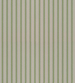 Stiched Stripe Wallpaper by Langelid Von Bromssen Leaf Green