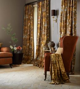Stitch Damask Fabric by Zoffany Antique
