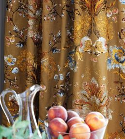 Stitch Damask Fabric by Zoffany Antique