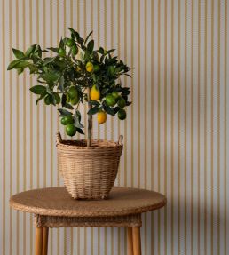 Stitched Stripe Wallpaper by Langelid Von Bromssen Soleil