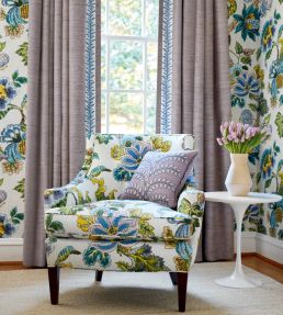 Stockbridge Fabric by Anna French Lavender and Blue