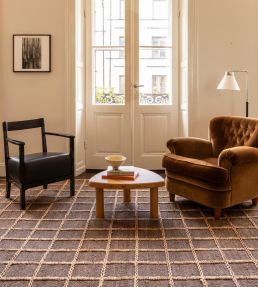 Layered Strata Braided rug Brown BRJUBR140200 Brown