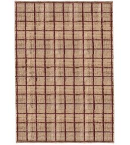 Layered Strata Braided rug Burgundy BRJUBU140200 Burgundy