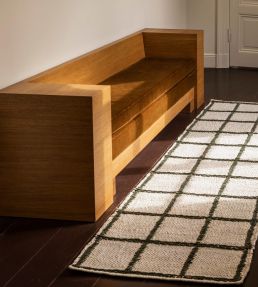 Layered Strata Braided Runner rug Green BRJUGR75240 Green