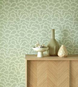 Stratus Wallpaper by 1838 Wallcoverings Sage