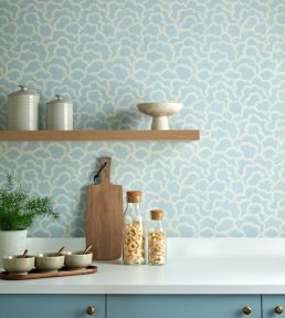 Stratus Wallpaper by 1838 Wallcoverings Sky