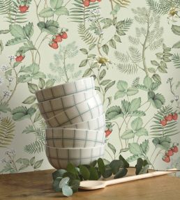 Strawberry Field Wallpaper by Casadeco Amande