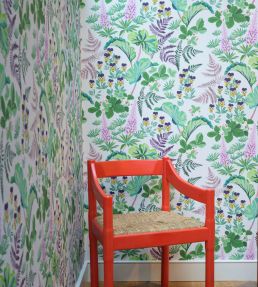 Strawberry Fields Wallpaper by Parker & Jules Spring Green