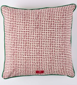 Strawberry Grass Seed Cushion 50 x 50cm by Molly Mahon Iron