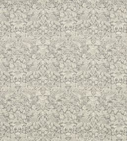 Strawberry Meadowfield in Emberton Linen Fabric by Liberty Pewter