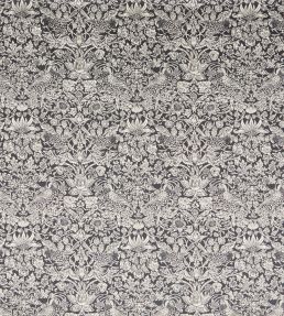 Strawberry Meadowfield in Vintage Velvet Fabric by Liberty Dark Pewter