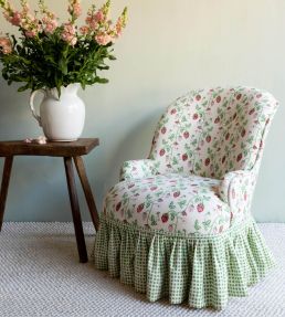 Strawberry Fabric by Molly Mahon Grass