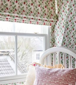 Strawberry Fabric by Molly Mahon Grass