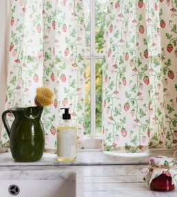 Strawberry Fabric by Molly Mahon Grass